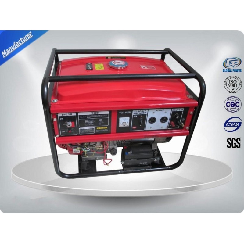 5kw Portable 3000rpm Gasoline Generator Set Low Noise With AVR