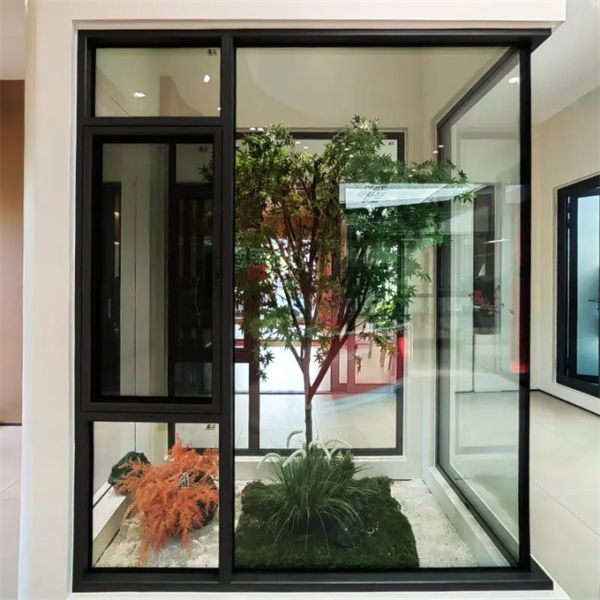 SKATE Серия Сплав Алюминий Противоветровые Окна для домашнего и коммерческого использования