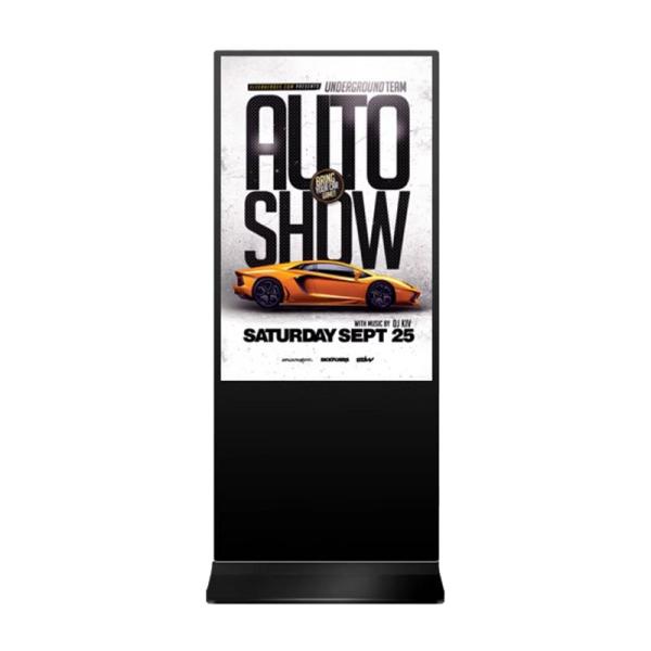 75 43 55 Inch Indoor Totem Kiosk Display Digital Signage and Displays Writing Method Pen/Finger Touch 4K Ultra HD Resolution
