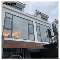 fenêtre à carénage en aluminium de style Scandinavian Design avec certification CE et facile à installer