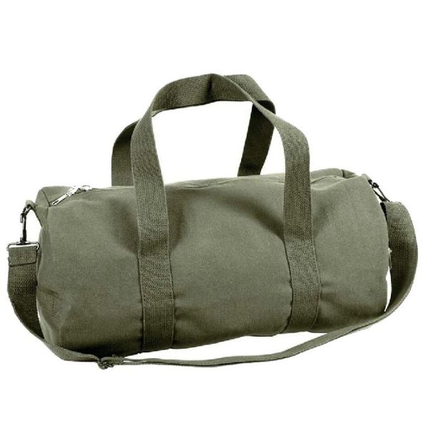 Винтажный двойной нейлон застегивает на молнию сумку спортзала холста для перемещения выходных