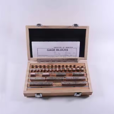 Certificated Gage Block Set 38 Pcs Grade 0 Slip Jo Blocks 1-100mm made By Tmteck