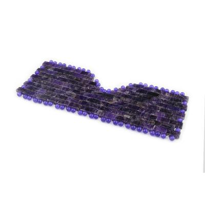 23*10cm Amethyst Reduce Swelling Sleeping Eye Jade Mask Firm And Lighten Skin