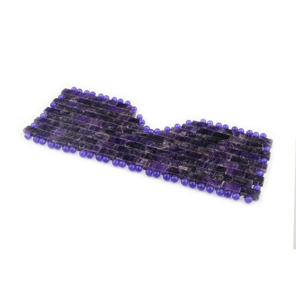a ametista de 23*10cm reduz-se inchar a pele de Jade Mask Firm And Lighten do olho do sono