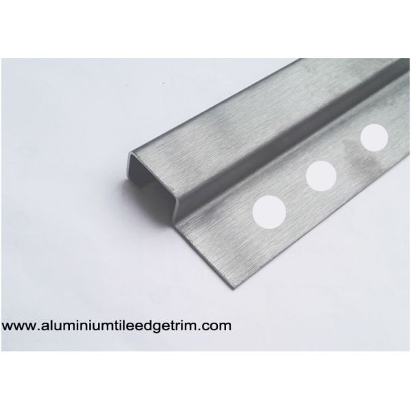 Brushed Black Titanium Stainless Steel Square Box Tile Trim With 12mm Depth