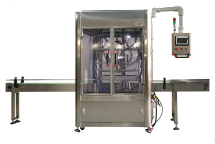 Peanut Oil Automatic Packaging Machine , 1800bph Oil Bottle Filling Cap Machine