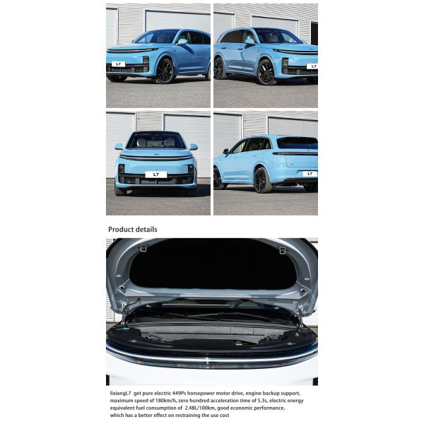 5-местный внедорожник гибридный Lixiang L7 Max Электрические электромобили с батареей 42,8 кВтч