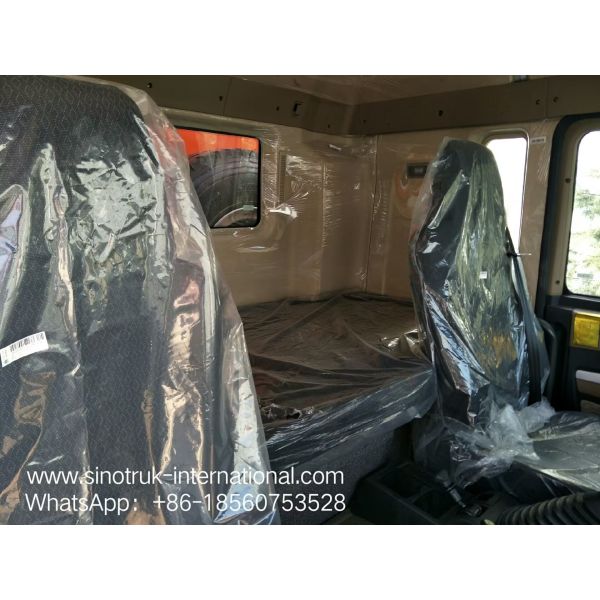 HOWO Dump Truck Sinotruk 371HP TXcab Sunset Orange ZZ3257N384GB1