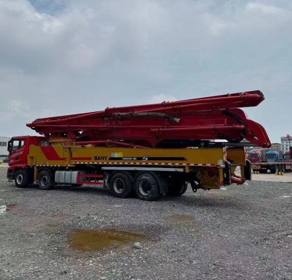 2022 Sany concrete pump truck 62 meters for sale, the most suitable concrete pump for high-rise buildings