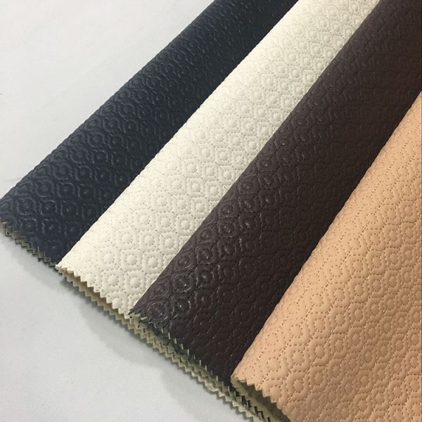 Искусственная черная кожаная ткань, повторно использованная ткань кожаного винила ткани вторичная