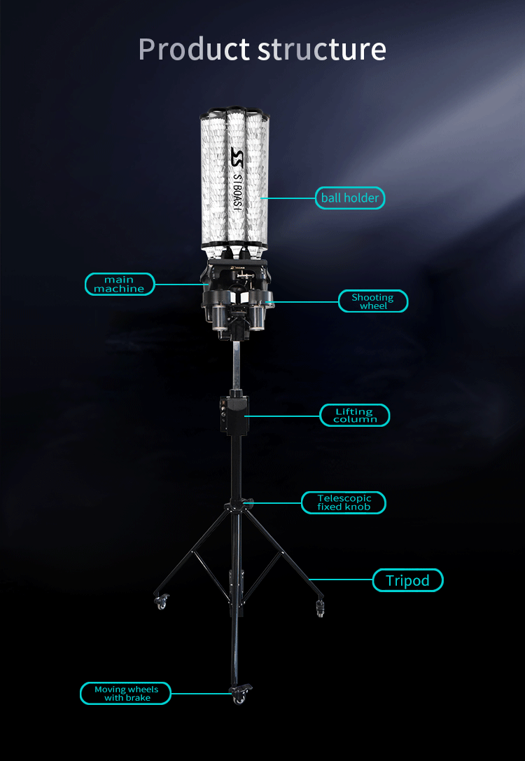 Máquina do serviço da peteca do badminton com proteção da sobretensão da sobrecarga