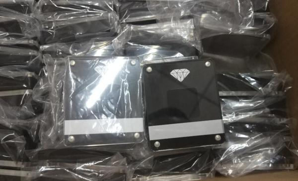 Deluxe Loose Diamond/ Gem Acrylic Display Box with Magnetic Cover 65*55*21mm