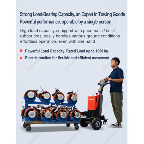 SINOLIFT QDD10 / QDD10L / QDD15L Pedestrian Electric Tractor