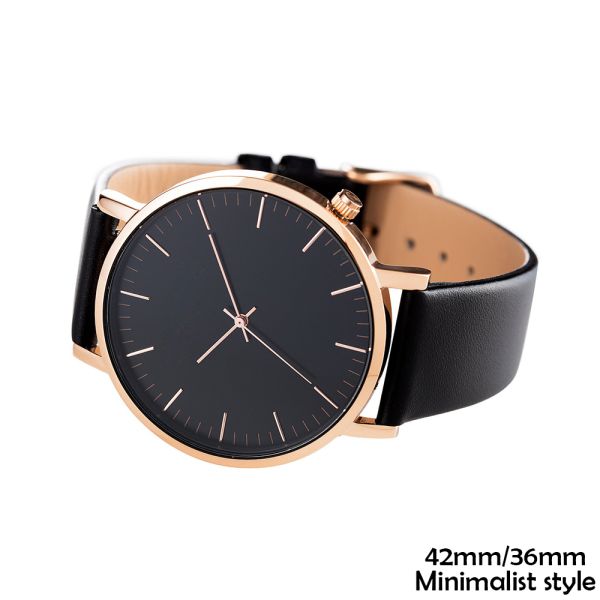 Vacuum Plating Minimalist Mechanical Watch Sapphire Crystal 2 Years Warranty