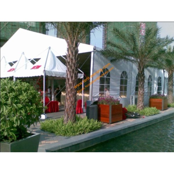 6m Width Aluminum Event Marquee Party Tent Fire Retardant Heavy Duty Tents