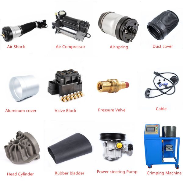 части компрессора подвеса воздуха 4L0698007 для раковины Audi Q7 старой модельной пластиковой