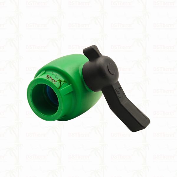 PPR Full Bore Fast Flow Ball Valve With Brass Cartridge For PPR Pipe 20-63MM Customizable