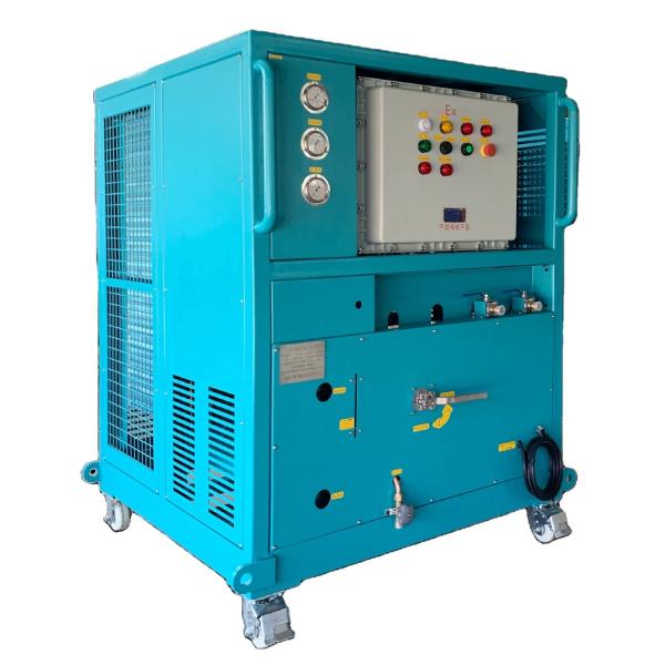 système de récupération de réfrigérant R134a moins huile complète climatisation 10HP récupération de vapeur machine de recharge de gaz ac