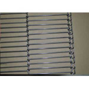 Ladder Metal Wire Mesh Conveyor Belt For Food Processing , Lightweight