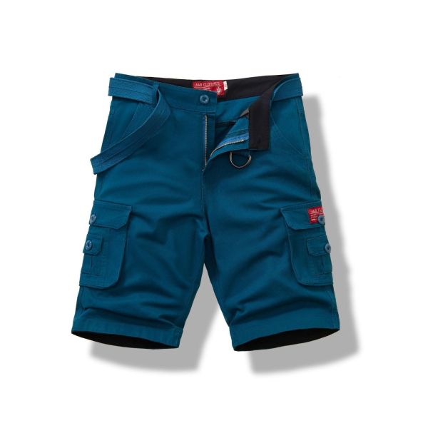 Men's Cargo Shorts Thick Cotton Material in Loose Fit with Multi-Pocket Convenience