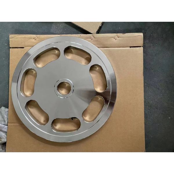 Wholesale High Quality Silver Chrome Plate Cast Iron Barbell Home Gym Equipment Barbell with Weight Plates Set