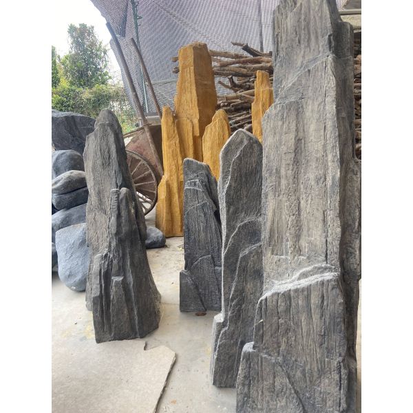 FRP Rockery False Stone Outdoor Garden And Pool Decoration Have Spot