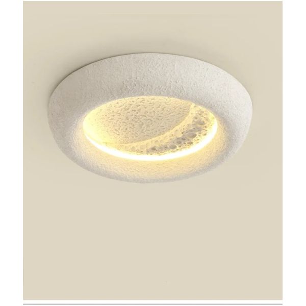 kids room decorative lighting fixture cream breeze Minimalist Wabi Sabi moon ceiling light(WH-MA-302)