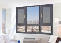 Customized Aluminium Windows And Doors Aluminum Window with Energy Efficiency and Privacy Glass