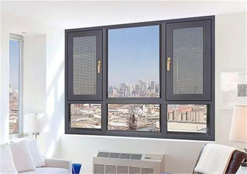 Customized Aluminium Windows And Doors Aluminum Window with Energy Efficiency and Privacy Glass