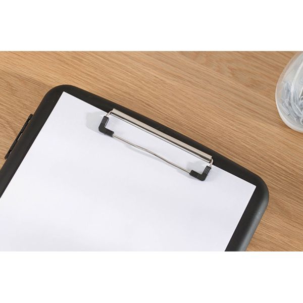 A4 Size Plastic Writing Board File Box with Elastic Closure Folder and Waterproof Clipboard