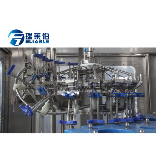 Automatic Glass Bottle Washing Filling Capping Equipment Treated Mineral / Pure Water