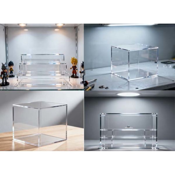 1mm Clear Acrylic Perspex Display Case Rack Virgin PMMA Raw Material