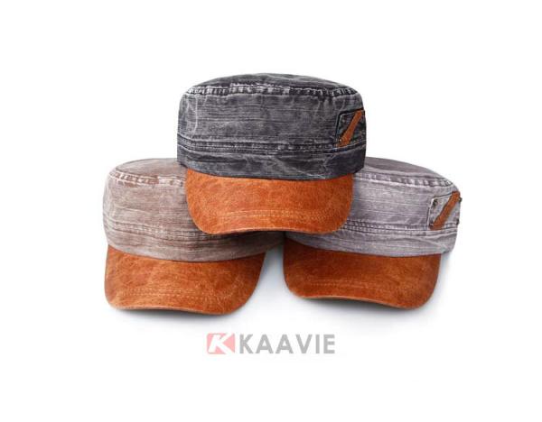Washed Cotton Army Style Baseball Caps Adjustable Men Women 62CM Outdoor