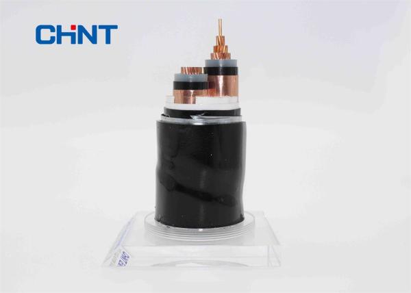 Category A B C LSZH Fire Resistant Cable , 6.35 / 11kV Power Cable Black Sheath