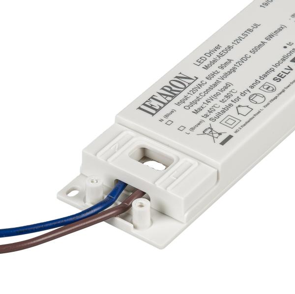 MOTORISTA fino super 120VAC 6W do diodo emissor de luz da espessura 13.5mm 12V 24V para a iluminação da mobília