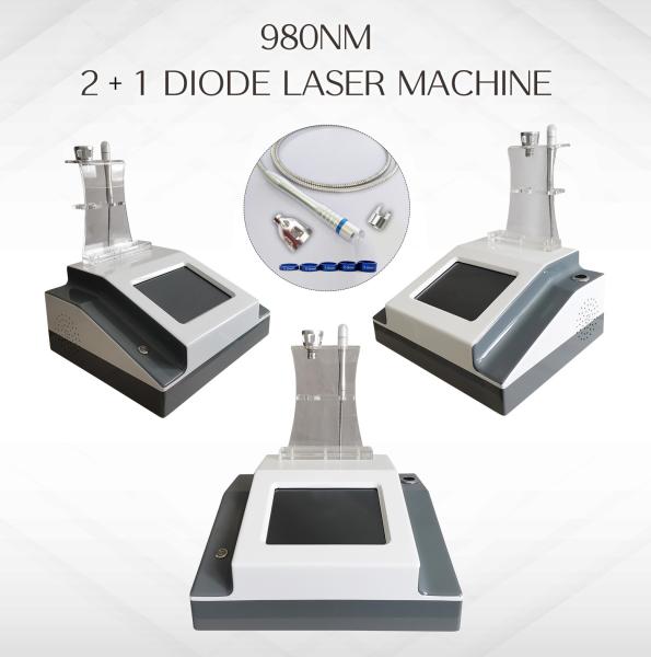 980 Nm 2+ 1 Diode Laser Therapy Device Facial Beauty Machine For Salon