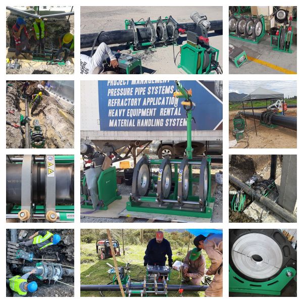 соединять трубы Hdpe машины сплавливания батта 160mm гидравлический