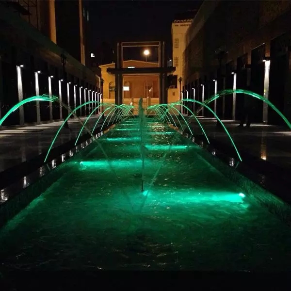 Инжекторная трубка бассейна 4500L/H SS304 16mm декоративная ламинарная