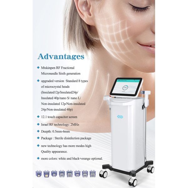 Appareil de rajeunissement de la peau par radiofréquence Équipement de lifting du visage non chirurgical AC220V 110V