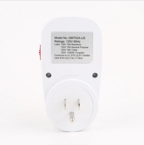 US Plug-in 125V GMT02A Mechanical Energy Saving Kitchen Timer Switch