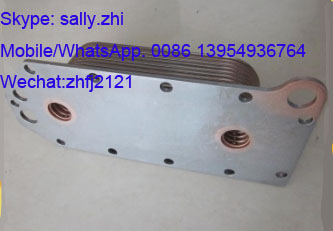 sdlg oil cooler c3974815 , 4110000081018, engine spare parts for Cummins Diesel Engine