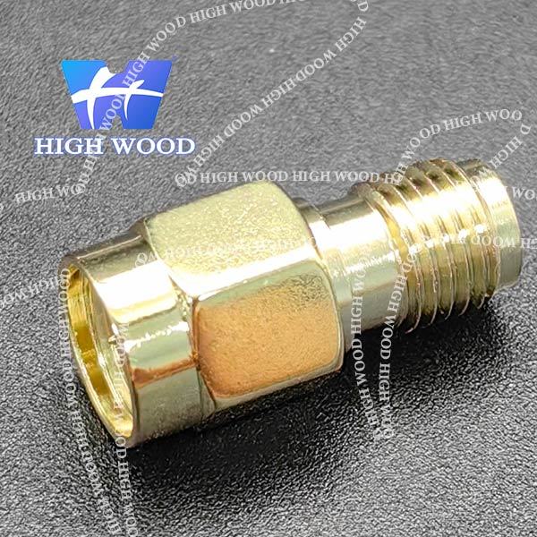 SMA Series RF Coaxial Connector,SMA JJ Straight Plug to Jack No Flange