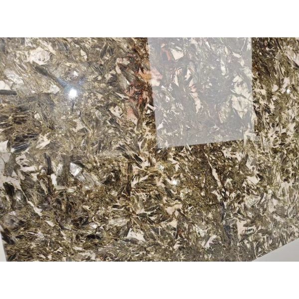 Green Pandora Marble Dining Table - Luxury Crystalline Art Table for Dining Room