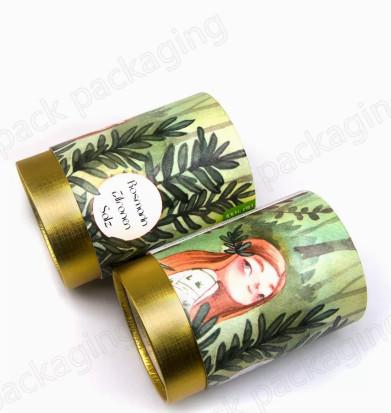 Cilindro do papel do cartão do produto comestível que empacota a impressão deslocada