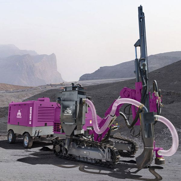 Separated DTH Drilling Rig Rotary Torque 2500N.m Borehole Drilling Equipment Surface Drill Rigs