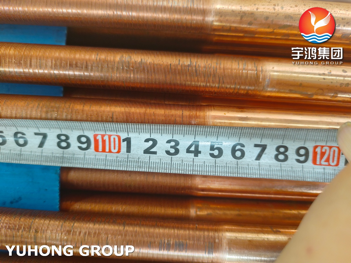 ASTM B111 C12200 Низкоплавкая трубка для теплообменника Конденсаторная трубка