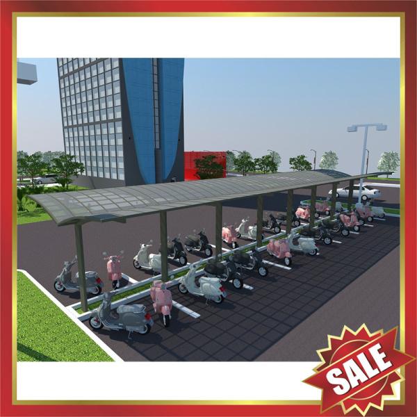 Nice metal aluminum alloy polycarbonate pc carport parking car shed bike bicycle motorcycle shelter cover canopy awining