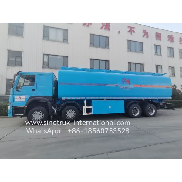 Тележка доставки 30 CBM топлива танка нефтехранилища нефти HOWO 8X4