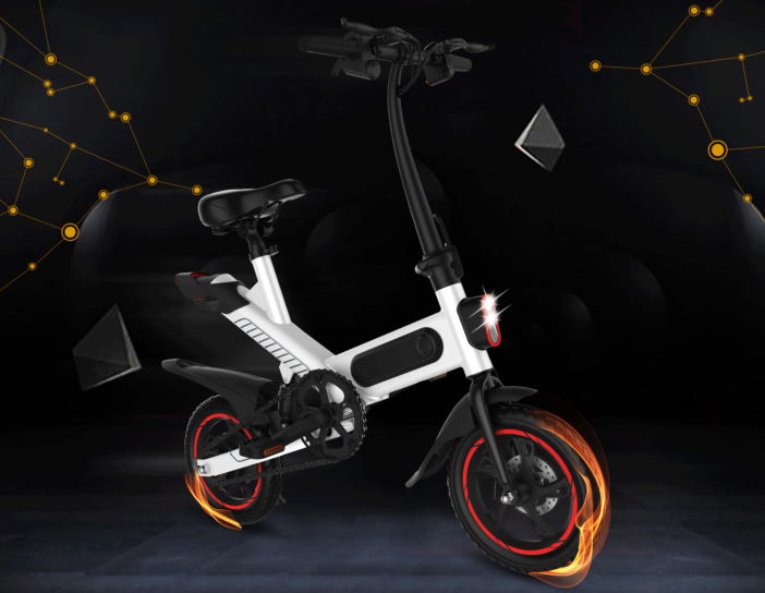 Pure Electric Intelligent Folding Road Bike Short Charging Time For Travel