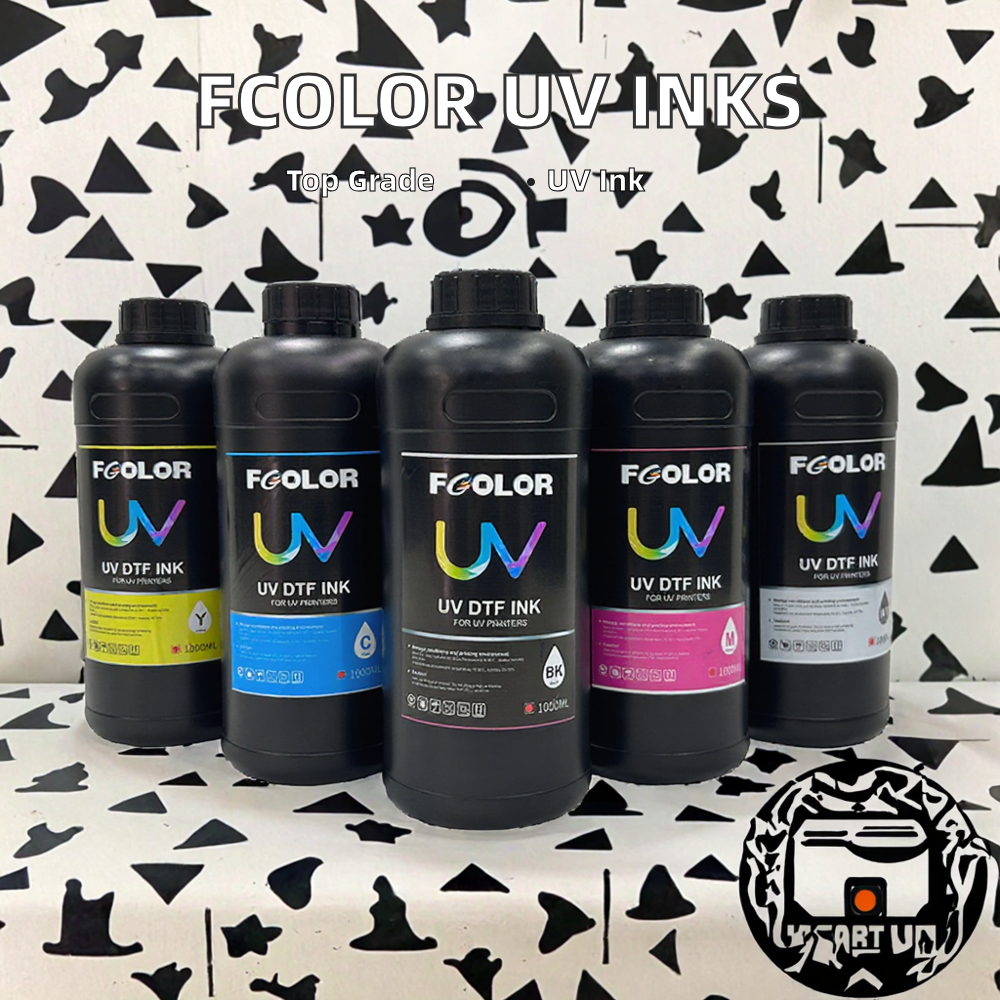 High Quality 1000ML UV DTF Ink for Epson XP600 I1600 I3200 TX800  FCOLOR Transfer Ink MSDS